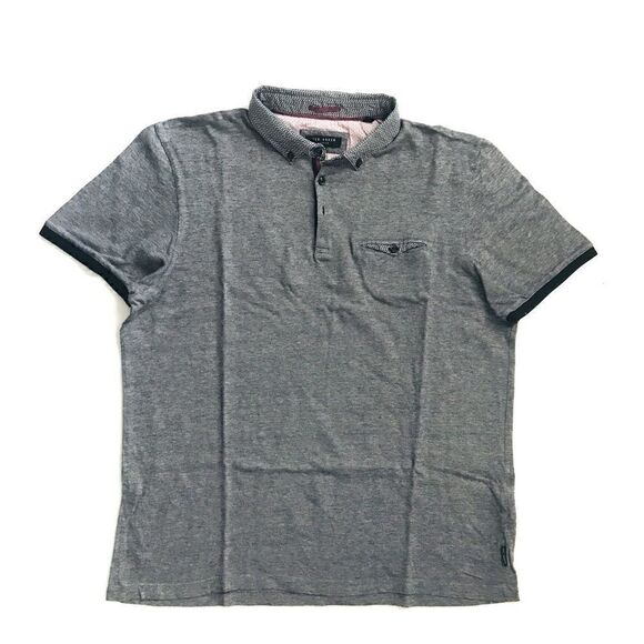 Ted Baker Blue/Gray Polo Shirt - Picture 1 of 9